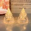 Atmosphere Light Night Lights Plastic Christmas Tree Romantic Crystal Lamp.  Bar