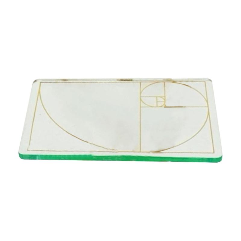 Golden Ratio Viewer,Portable Fibonaccis Composition Views Finder,Photography Scale Viewing Tool,Credit Card Size