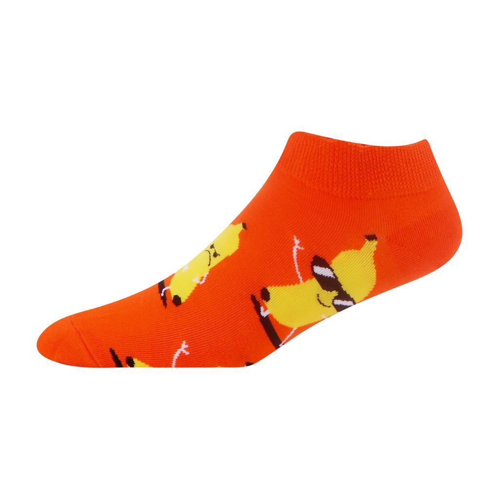 Neuheit Mode Bunt Lässige Herrensocken Knöchel Kurze Socken Harajuku Karomuster Essen Baumwolle Glücklich Lustig Damen Socken