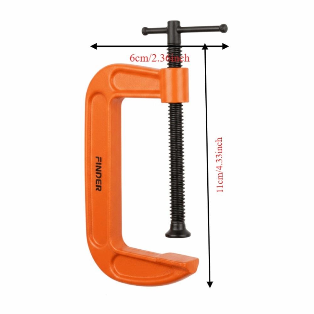 Heavy Duty Build G Type Clamp Thicken Design Fixture Clamps Premium Edge Clamps Workshop Fixtures