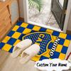 Custom Name CABJ Team Crest Rug for Living Room, Game Rooms, Office, Bedroom, Floor Mat Playful Design, fan gifts Christmas decor