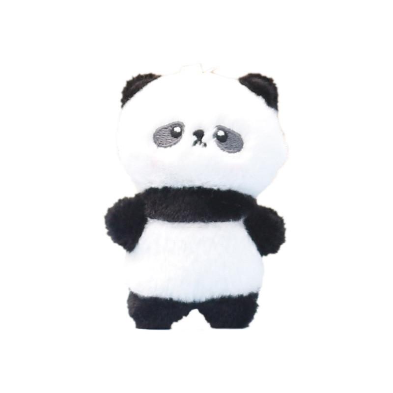 Panda Plush Toys With Magnetic Keychain For Girls Cute Stuffed Animal Gifts