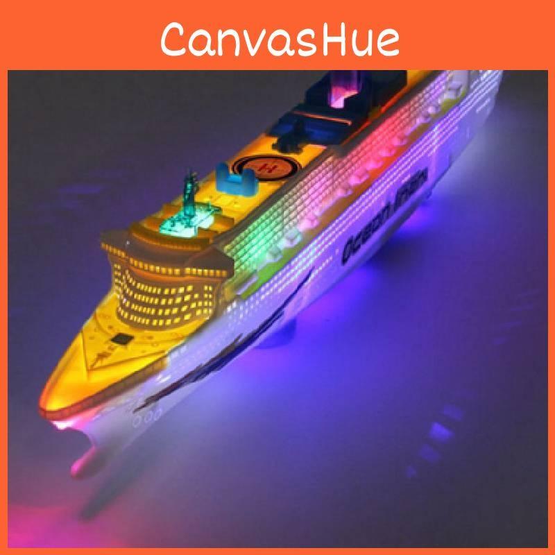Cruise Ocean Liner Ship Electric Toys Flash Lights Sounds Kids Gift Christmas