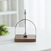 Napkin Holder with Wood Base Decorative Tabletop Tissue Compact for Countertop, Entryway,