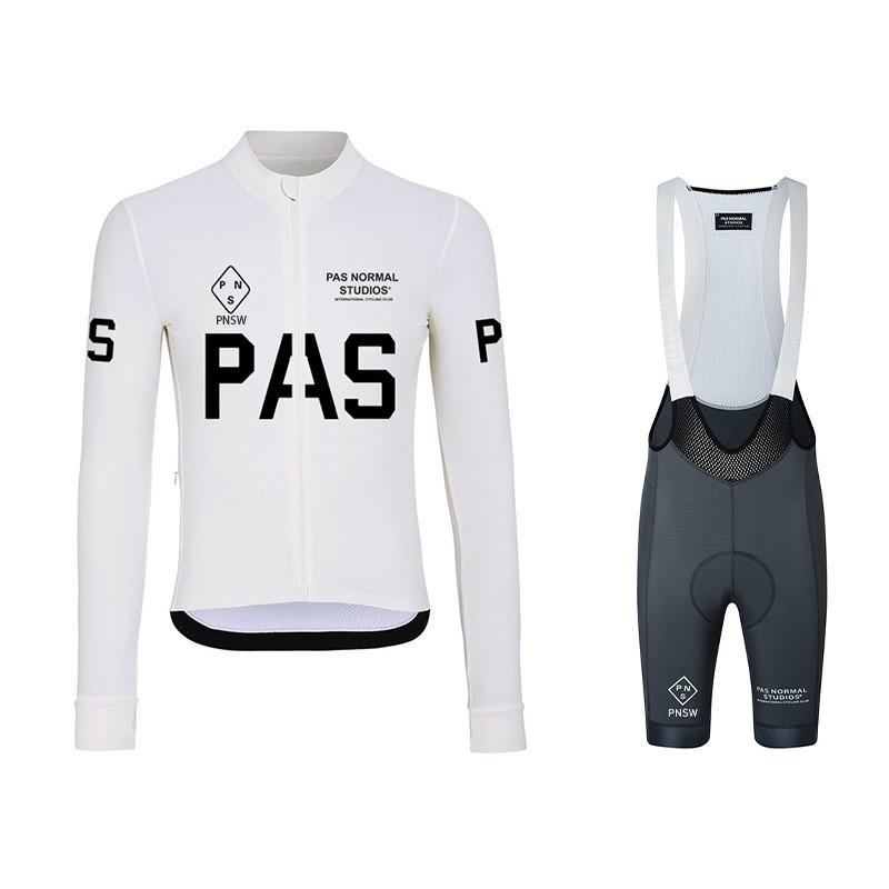 Men Women Cycling Jersey Set Breathable Quick Dry Long Sleeve Mountain Bike Apparel