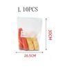 Multiple Sizes Food Dispenser Sealed Zipper Bag Food Environmental Protection Cling Film Bag Eco-friendly Reusable Transparent and Visible