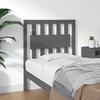 Headboard Gray 80.5x4x100 cm Solid Pine Wood