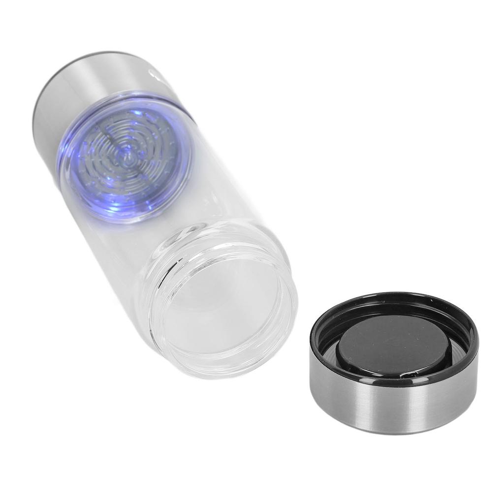 420ml Hydrogen Water Bottle Rechargeable Quick Electrolysis 1000PPB Hydrogen Rich Water Bottle Gener