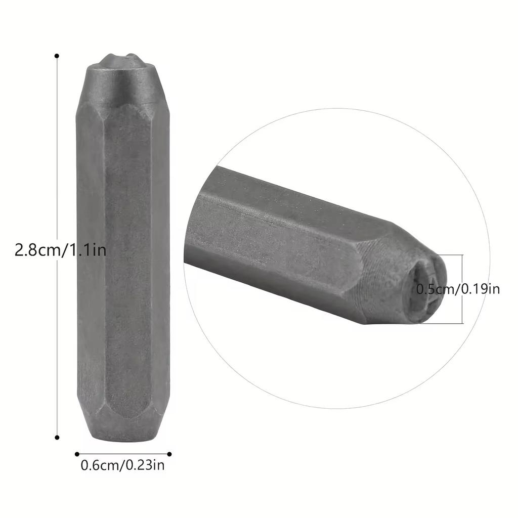 38Pcs Number and Letter Stamp Punching Set 3mm A-Z 0-9 Leather Embossing Stamp Punching Tool with Stamping Handle