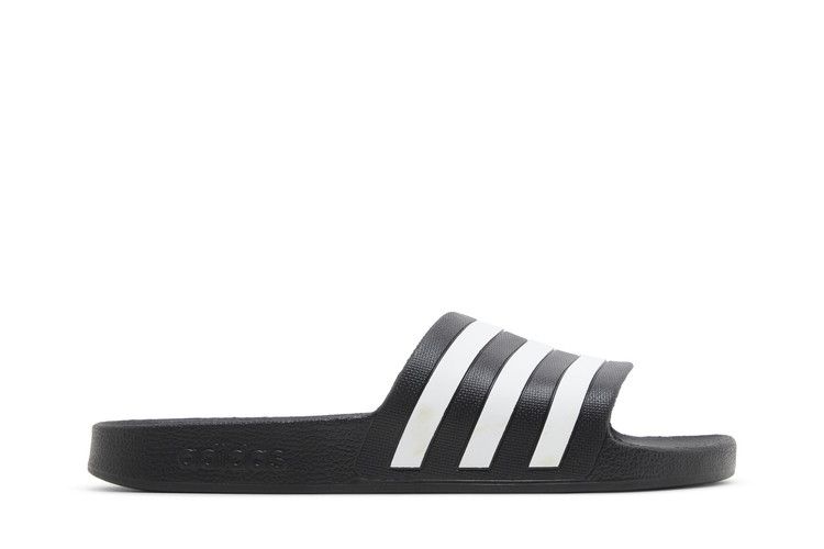 adidas Adilette Aqua Slides Core Black Cloud White