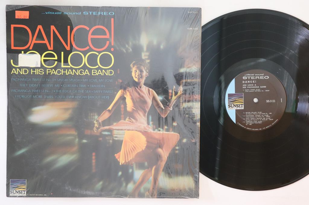 LP Record JOE LOCO, PACHANGA BAND - Dance! SUS5133 SUNSET 1966 US Latin Used