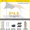 Portable Camping Blackout Sunshade Tarp