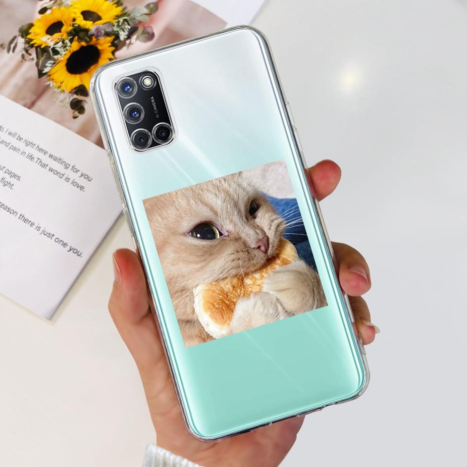 For Oppo A52 A72 A92 Case Cute Fashion Painted Cover Soft Silicone Phone Case For Oppo A92 A 52 72 OppoA52 OppoA72 Fundas Bumper