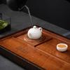 Rosewood Ceramic Tea Tray with Drainage