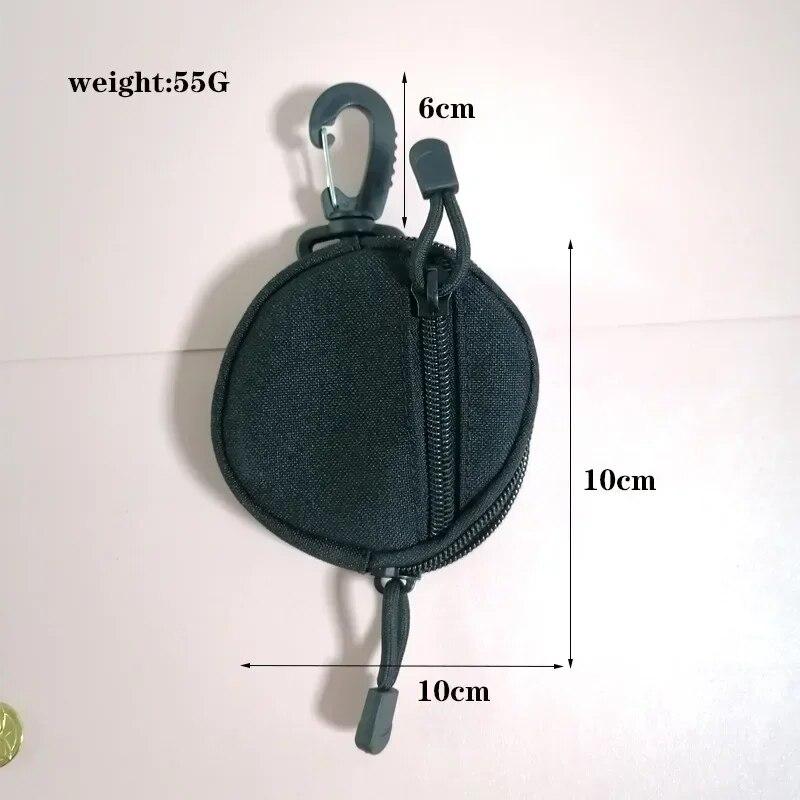 Earphone Key Storage Bag ID Credit Bank Card Holder Outdoor Portable Square Round Mini Coin Bags Solid Sport Money Pouch Wallet