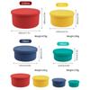 400 Ml Round Container for Meals, Reusable And Travel-Friendly