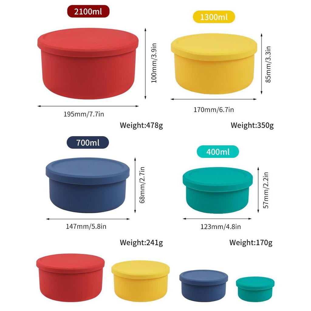 400 Ml Round Container for Meals, Reusable And Travel-Friendly