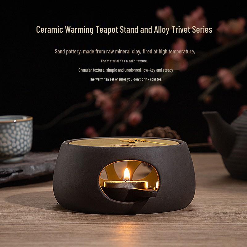 Handmade Ceramic Teapot Warmer and Candle Holder