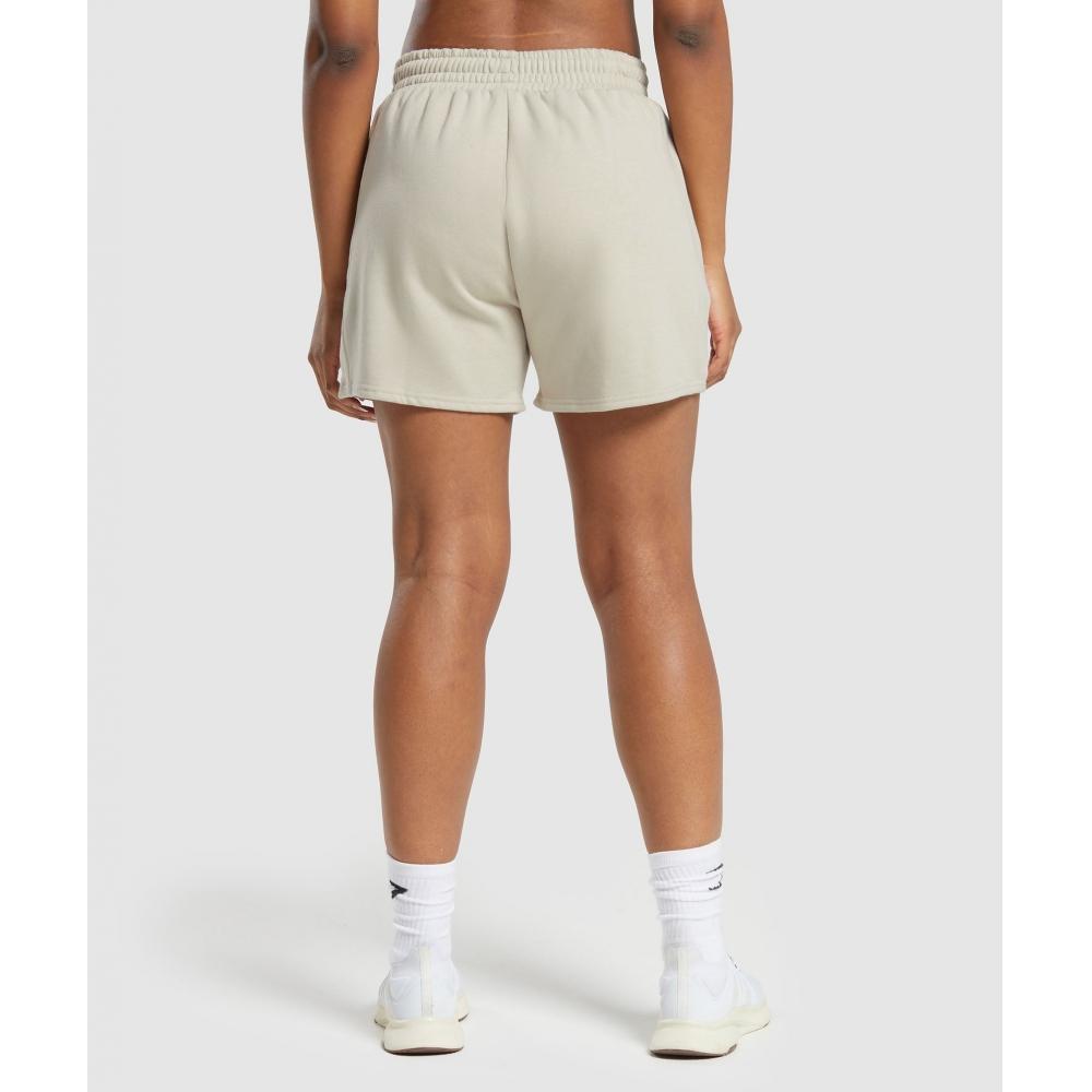 Gymshark Training Fleece Shorts Pebble Grey B6a1p Gb7p