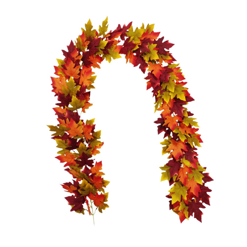 

BESTOYARD 2M Осенние листья Искусственный цветок Осенний сезонный Домашний интерьер Магазин Красный и зеленый Гирлянда, Растения, Украшение, Декор, Фотография, Сделай сам,