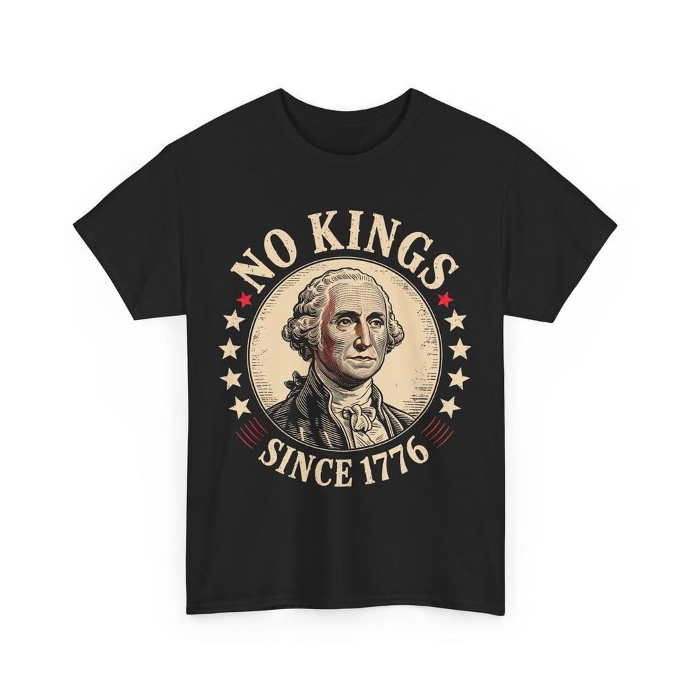 

Футболка No Kings In America 1776, Футболка No Kings Женская Мужская M