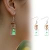 Retro Alternative Necklace Glow Ghost Necklace, Glow-in-The-Dark Bottle Pendant, Cute Unique Earrings Earrings, Gothic Halloween Jewelry for Women Men