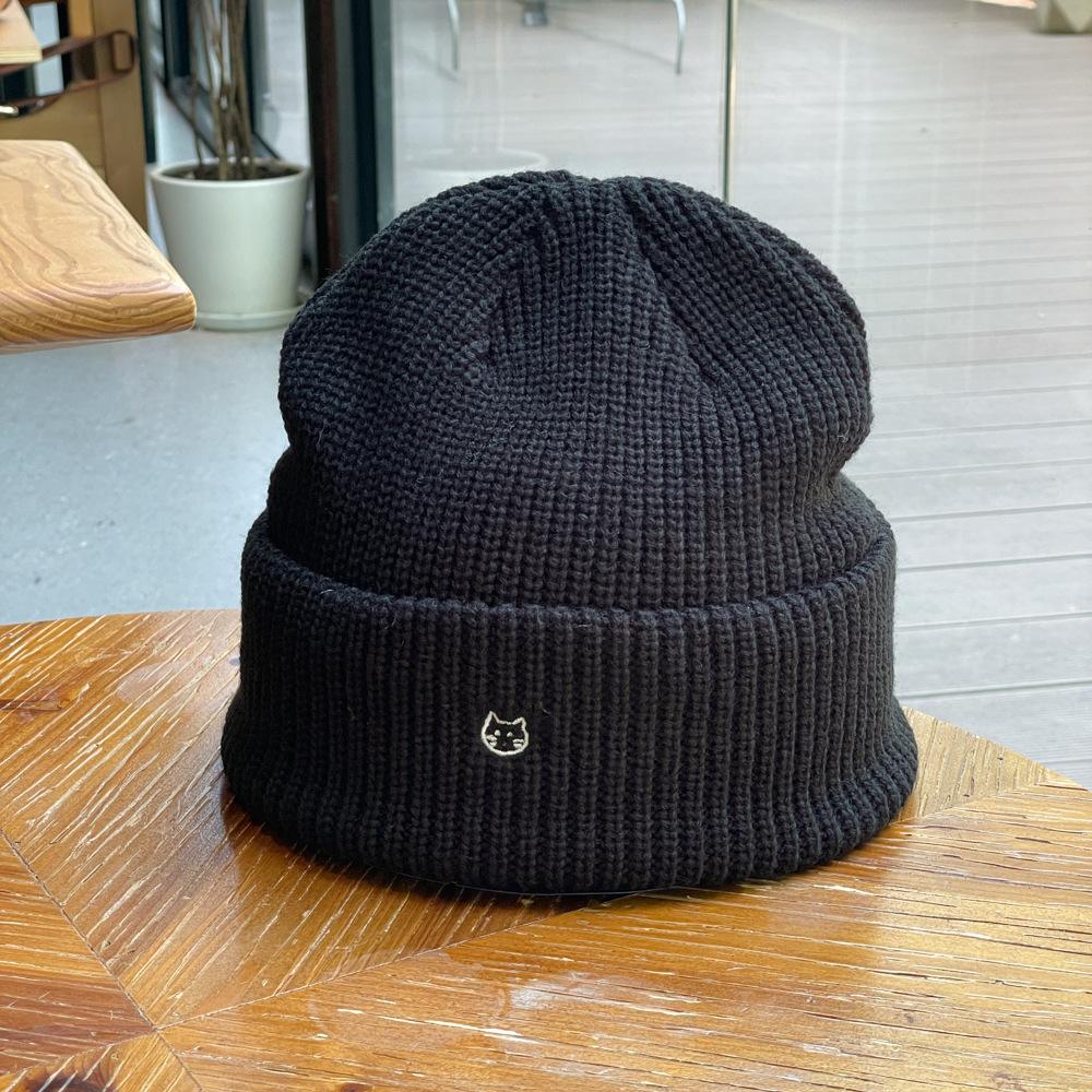 

Japanese Niche Design Cute Cartoon Little Plush Knitted Hat for Women Autumn and Winter Warm Atmosphere Ear Protection Cap one size