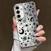 Phone Case for Samsung Galaxy A26 A55 A21s A23 A33 A34 A35 A36 A13 A14 A24 A51 A52 A15 A16 Soft Shell Line Moon Pattern