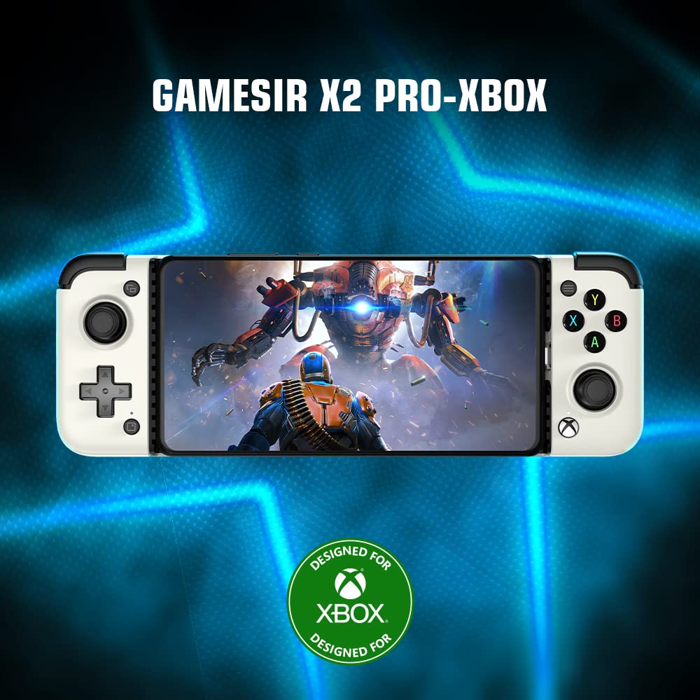 GameSir X2 Pro Xbox Smartphone 1 Month Xbox Game Pass Ultimate Rear Wired No Android Game Mobile Compatible with and Diablo White [Xbox License] -