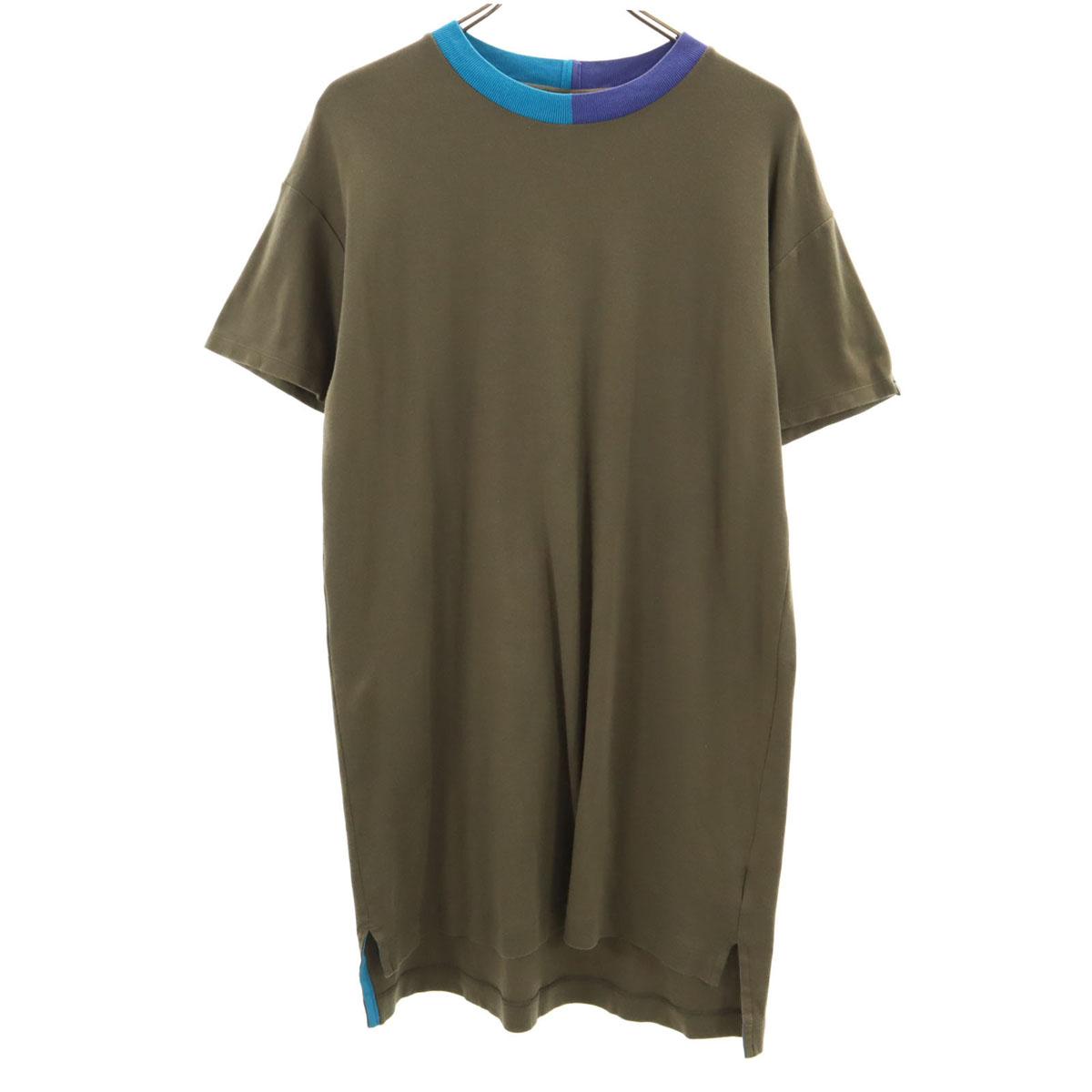 

PS Paul Smith сделано в Японии Платье с коротким рукавом цельное M хаки Женское Б/У