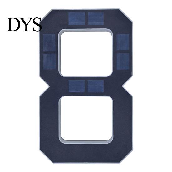 Outdoor House Number Light Solar Address Sign, LED Lighted for Waterproof Sign Outdoor, Auto On/Off, Garden Door Decoration Warm
