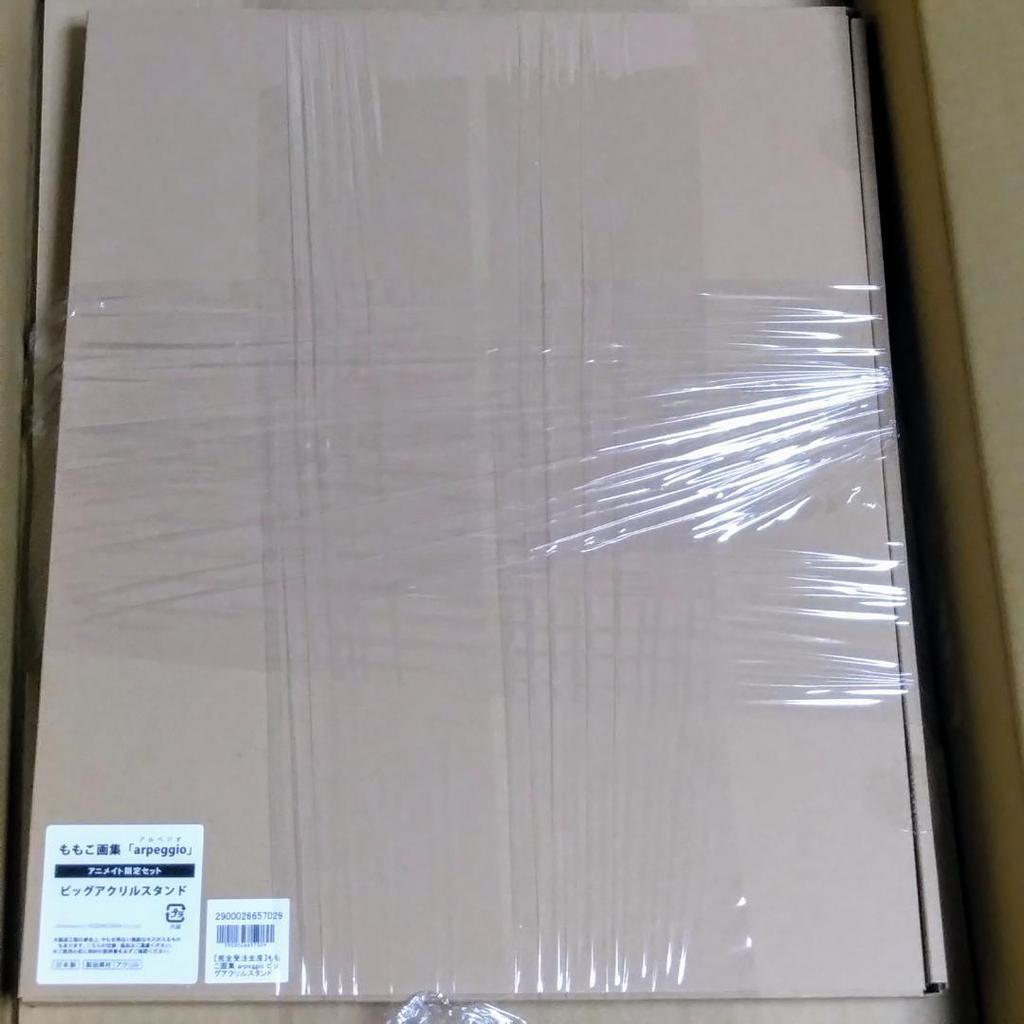 [USED] Momoko Art Book Arpeggio Animate Limited Big Acrylic Stand