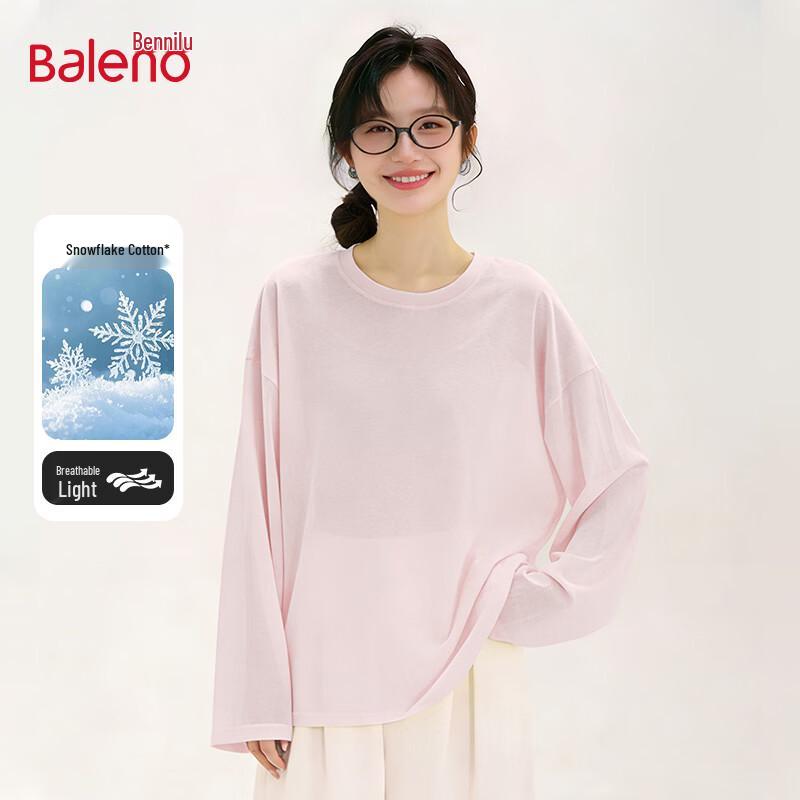 

Baleno Women s Snowflake Cotton Long Sleeve T-Shirt XL