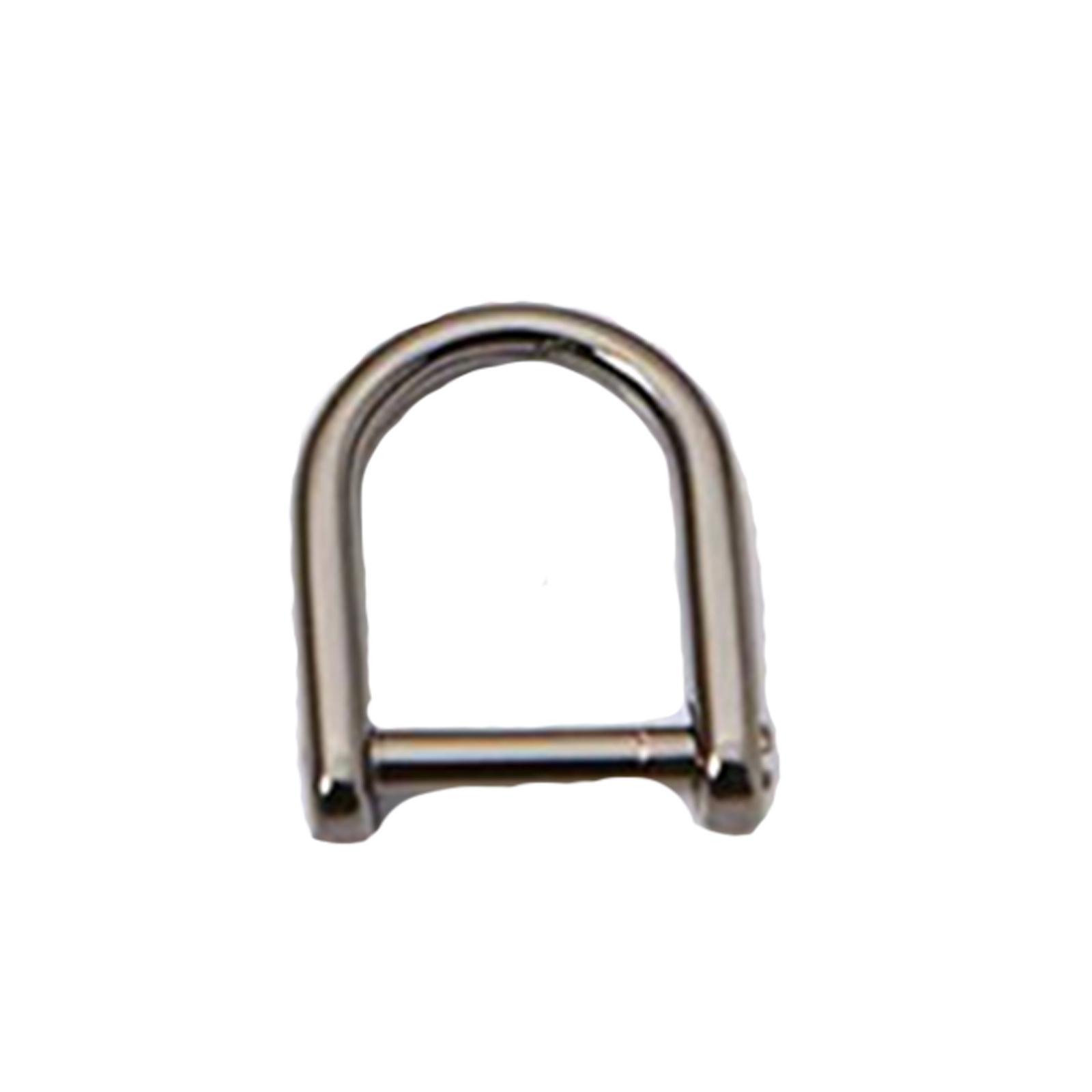 Creative D-Shaped Metal Hoop Ring Mini Screw Joint Connector Buckle for Craf