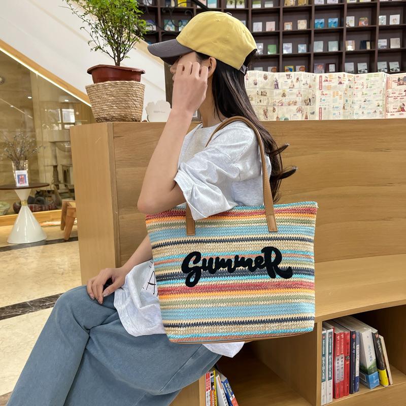 Beach Bag Tote Bag Large-capacity Single-shoulder Travel Bag