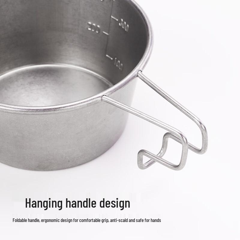 NuFeng Outdoor 304 Stainless Steel Folding Sierra Cup