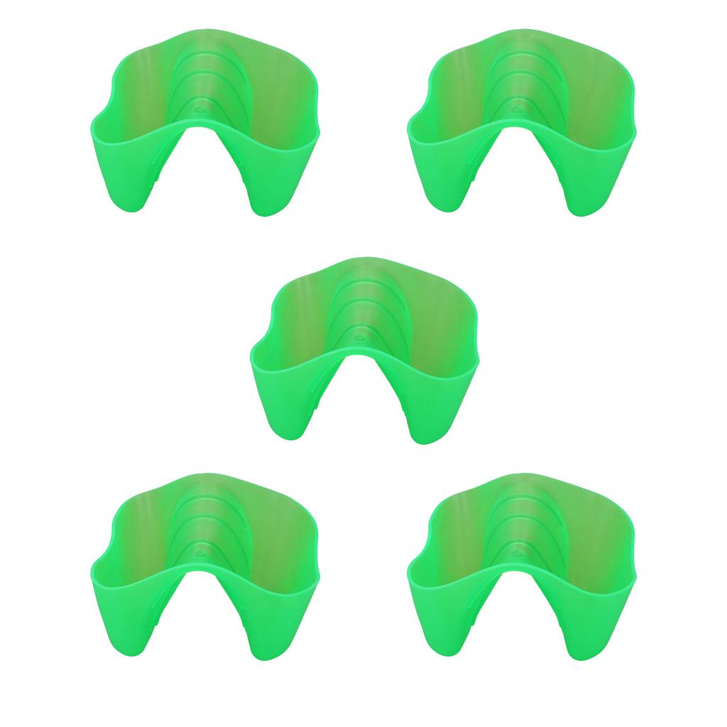 5 PCS Rubber Fishing Gloves Anti Slip Fish Catcher Hand Guard Fish Catching Gloves Fishing Supplies