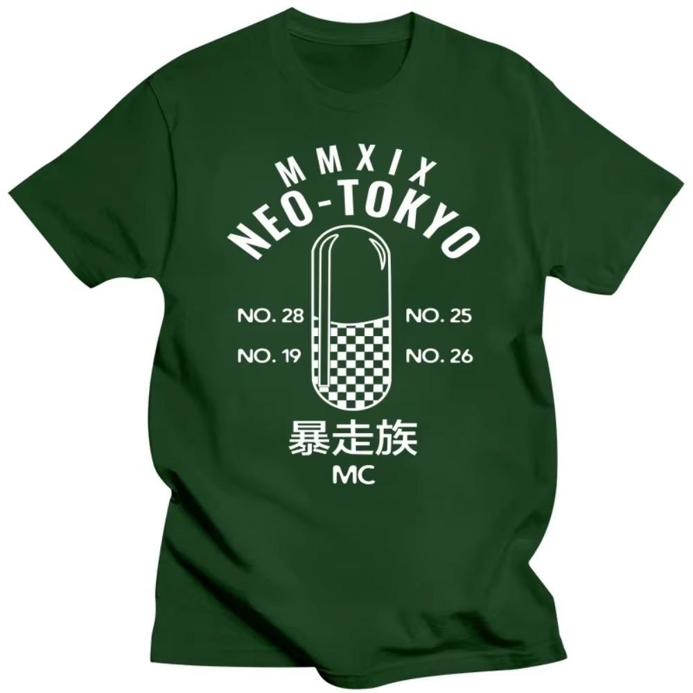 Japanese Anime Akira T-shirt Science Fiction Movie Manga Shotaro Kaneda T-shirts Summer Oversized Tee Shirt Top Male Streetwear