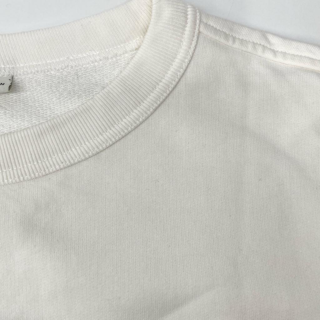 DRIES VAN NOTEN White cotton oversized sweatshirt one piece dress L whiteUsed