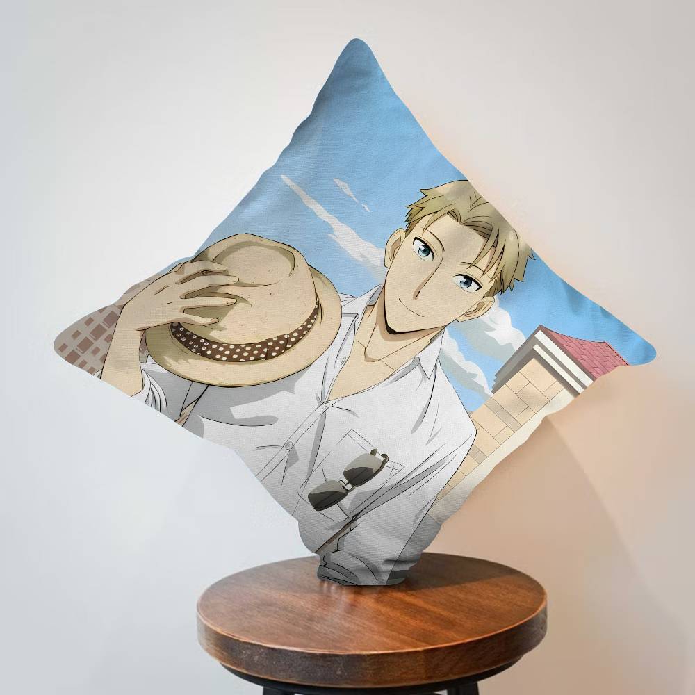 Anime Spy X Family Cushion Cover Polyester Sofa Cushions Decorative Throw Pillows Home Decoration Pillowcover