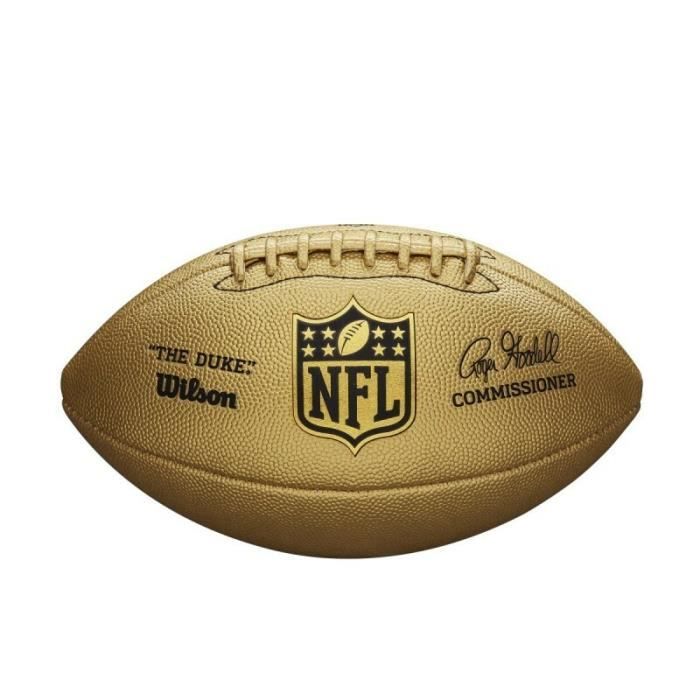 

Ballon de football américain - Wilson - Duke Metallic Edition - doré/noir - Taille unique - Haute performance чорний