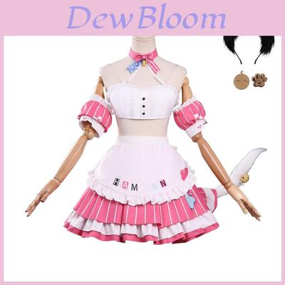 Azur Lane Uss Hammann Cosplay Costume For Halloween Role Play With Polyester Fabric For Game Events