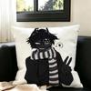 V-Verity Twixxel  Pillow Case Square Double-Sided Sofa Cushion Cover Bedroom Bedside Pillow