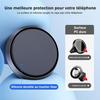 Support Téléphone Voiture Magnétique Universel, Réglable Ajustable Rotation 360° - Noir