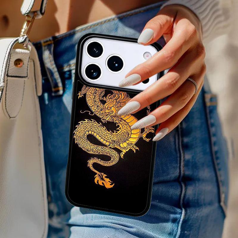 Asian Chinese Dragon Phone Case For iPhone 17 Air 14 15 13 12 Max Cover For Apple 14 15 16 16e 11 Pro Max Plus Coque