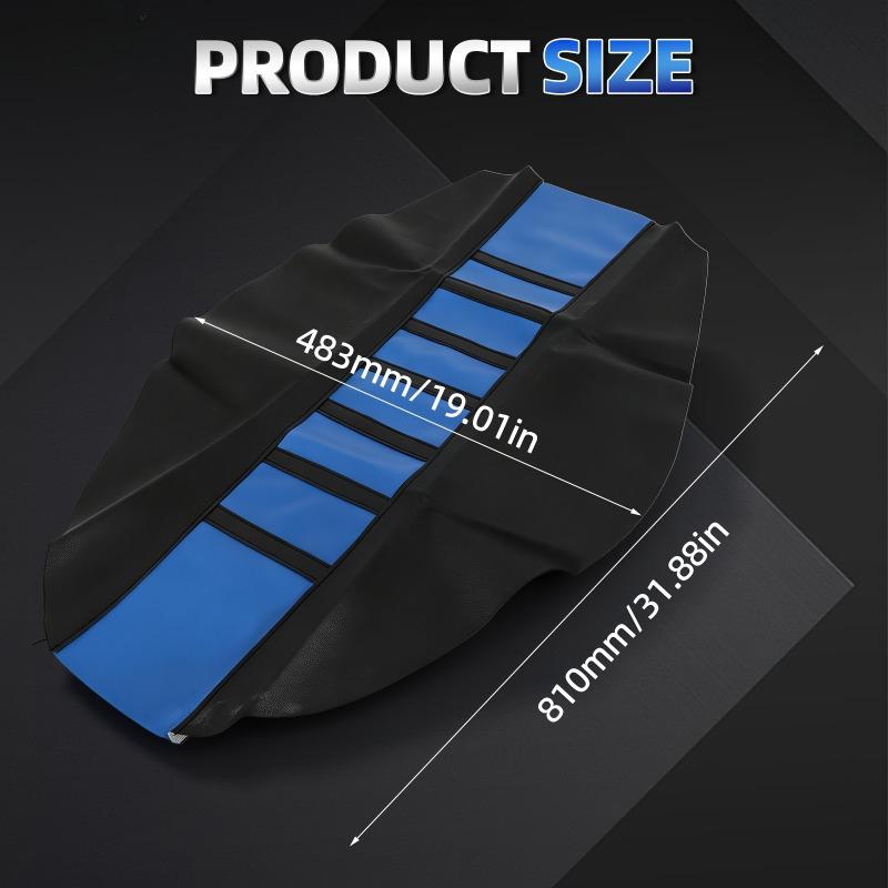 Universal Soft Rubber Seat Covers for Dirt Bikes, Compatible with YAMAHA, for SUZUKI, And KAWASAKI Models, Designed for Off-Road And Pit Bikes