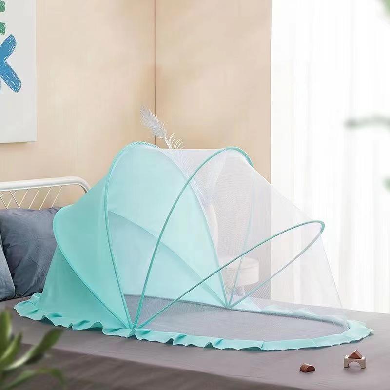 Foldable Baby Sunshade & Mosquito Net Yurt - Easy Install, No Bottom