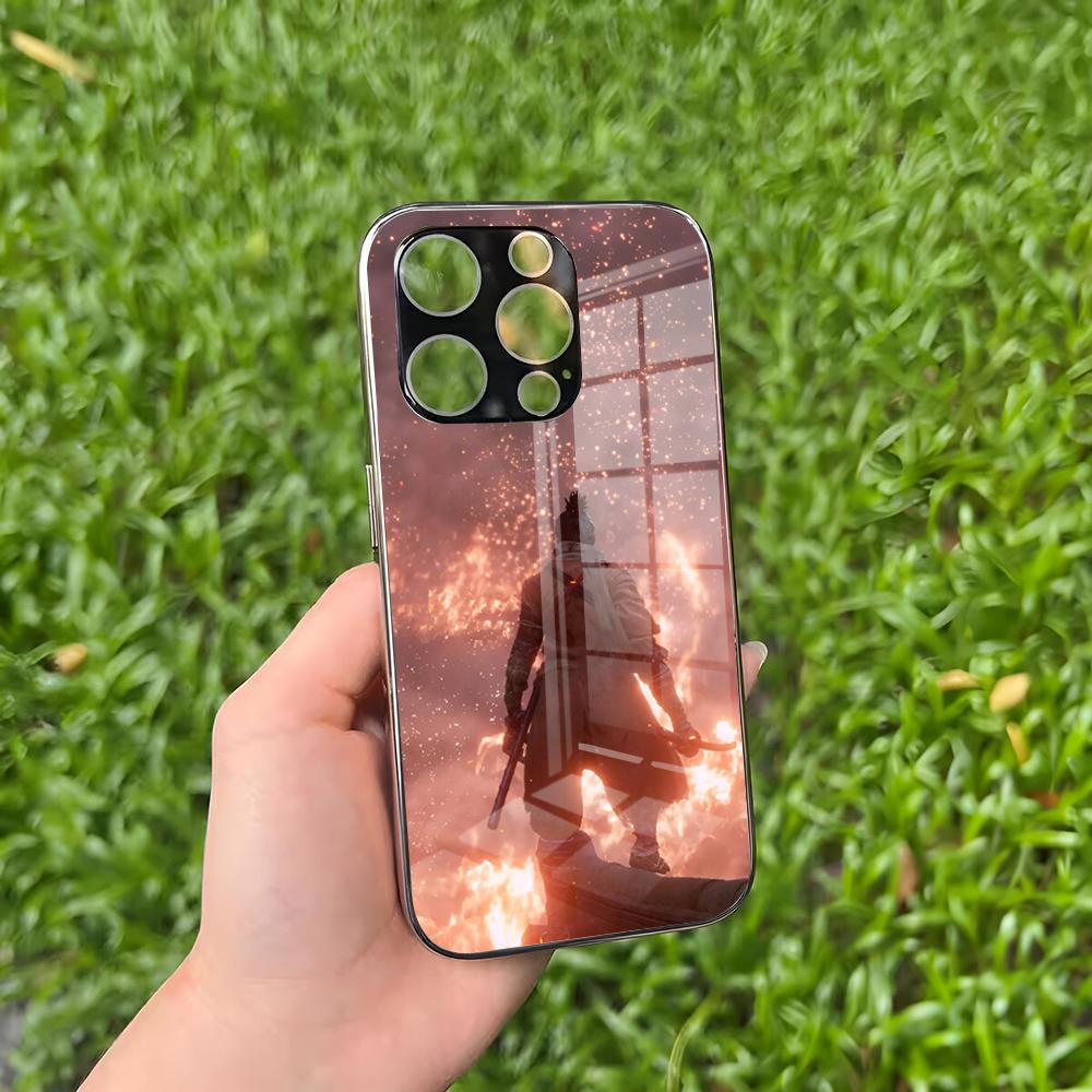 

Sekiro Shadows Die Twice Phone Case For IPhone 16 15 14 13 12 11 Pro Max Plus Mini MagSafe Glass Cover IPHONE13PROMAX
