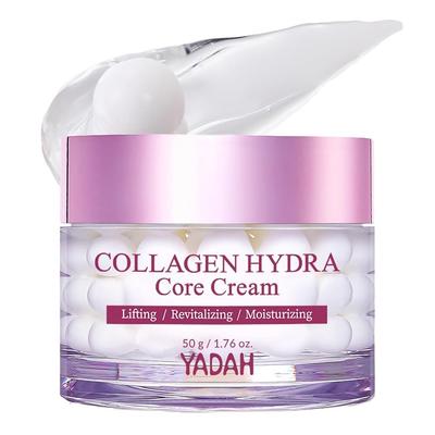 YADAH Kolagenový hydratační krém 50g, Zvyšuje pružnost pleti, Proti stárnutí, Hydratační, Korejská kosmetika, Kbeauty
