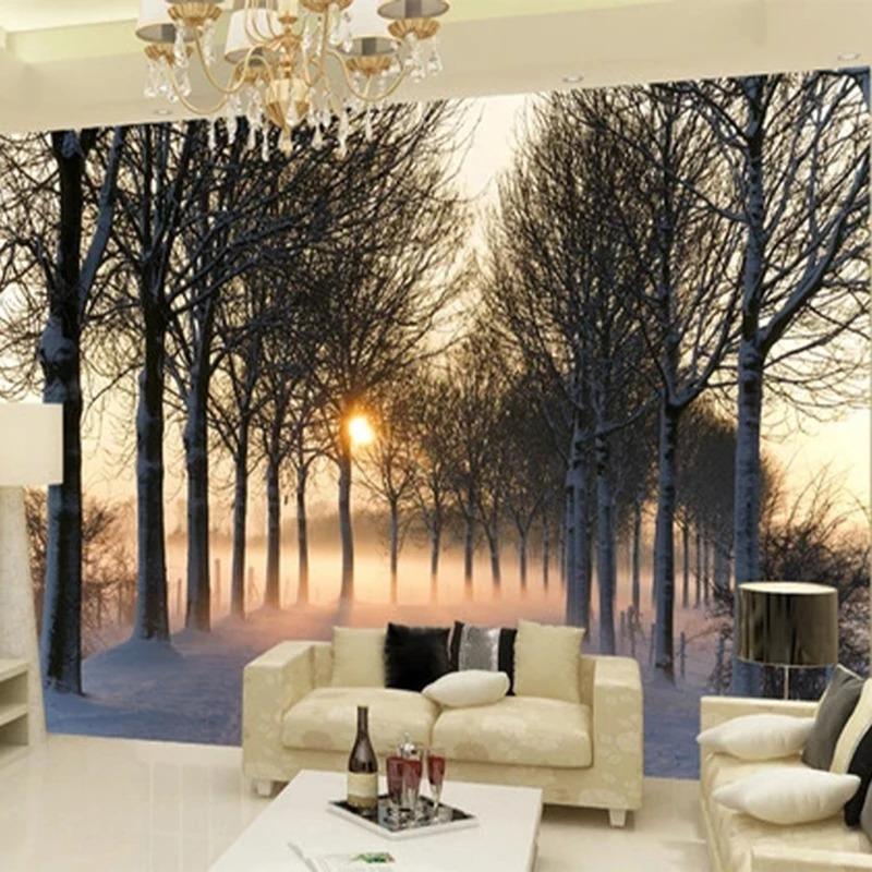 3d Forest Landscape Wall Murals Living Room Tv Sofa Bedroom Wallpaper Home Decor Fresco